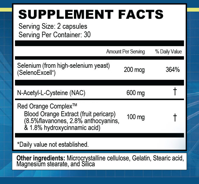 GRS Ultra supplement facts