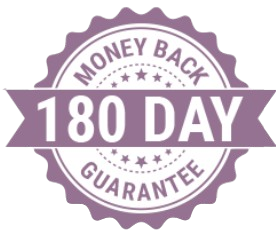 180 days money back guarantee